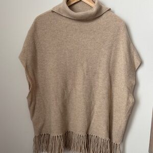 Ovcio Taupe Oversized Cashmere Vest